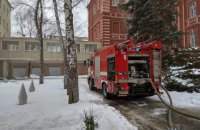 В Харькове горело здание университета