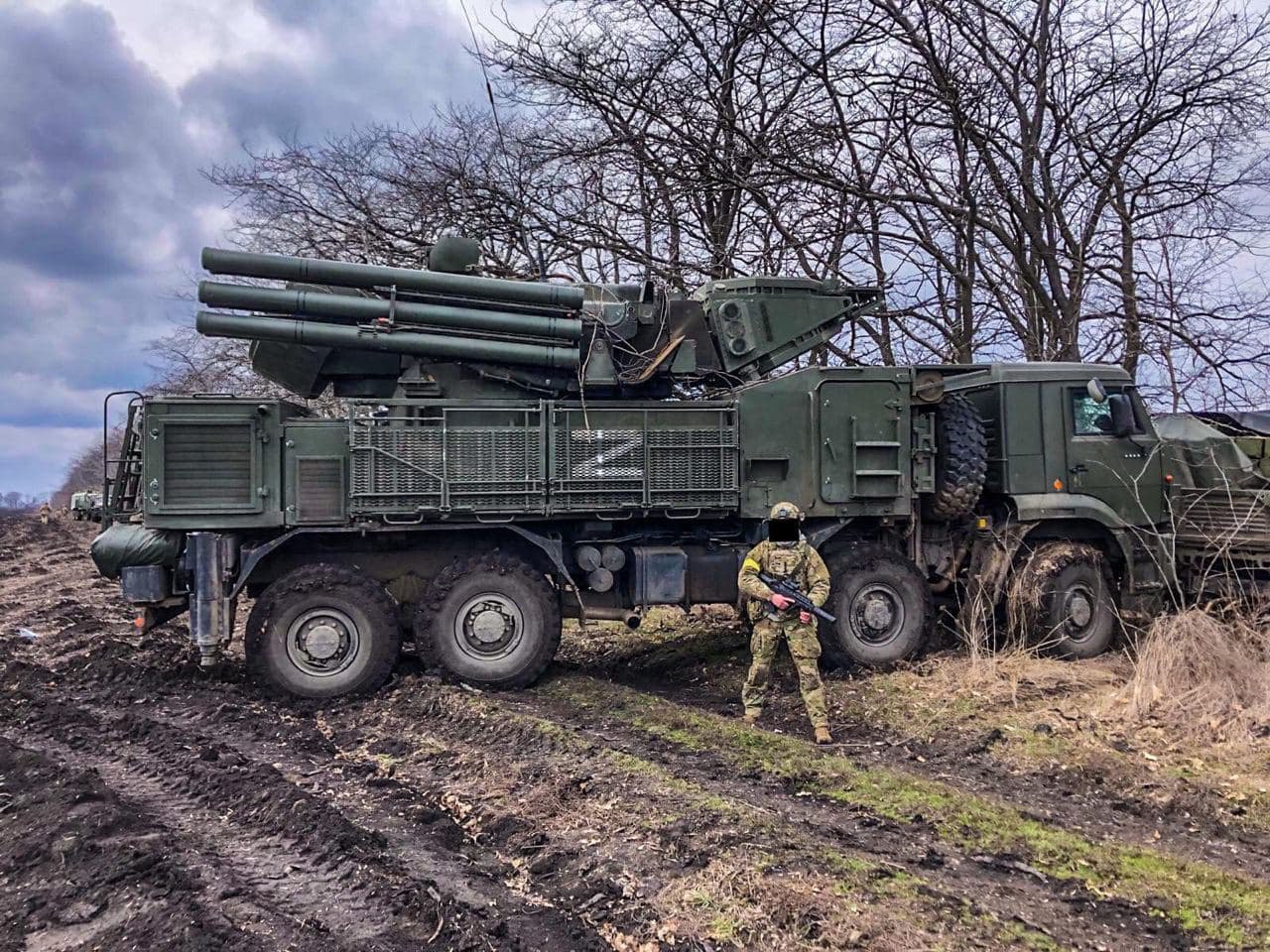 Захоплений ЗРГК «Панцир-С1»