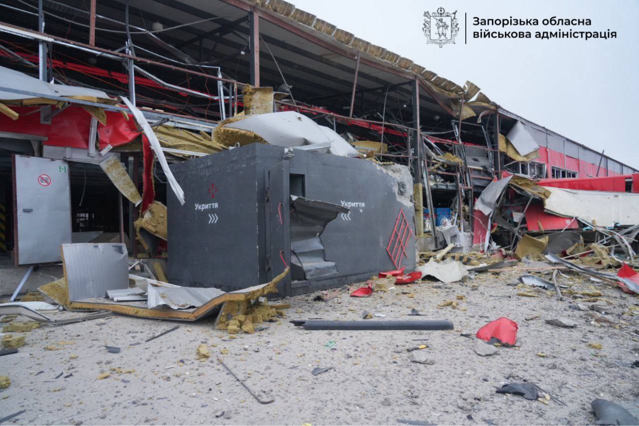 наслідки російської атаки у Запоріжжі