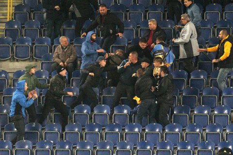 Полиция открыла дело из-за драки на стадионе в Днепре