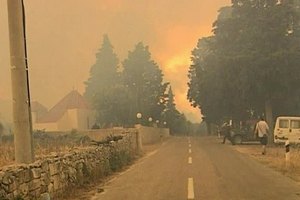 В Калифорнии лесные пожары уничтожили десятки жилых домов