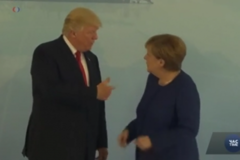 Трамп и Меркель перед саммитом G20 говорили за закрытыми дверями