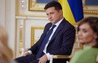 Зеленский дал интервью четырем украинским телеканалам
