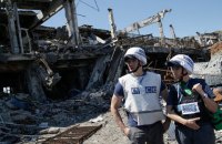 Спостерігачі ОБСЄ потрапили під обстріл