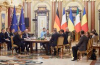 Лідери Німеччини, Італії, Румунії та Франції виступили за "негайний" статус кандидата в ЄС для України