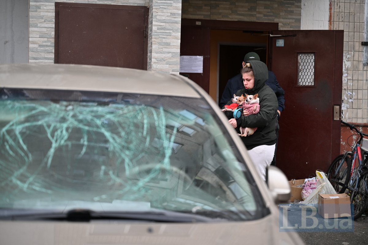 Наслідки російської атаки у Києві 25 листопада, Дніпровський район