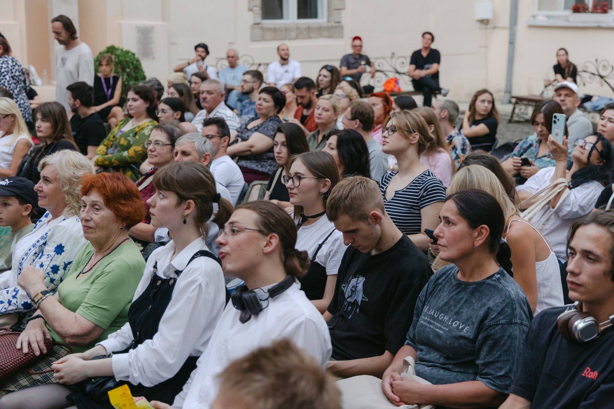 Під час фестивалю 'Кіно сусідів' 2024.