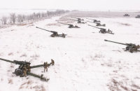 Артилерійські підрозділи ЗСУ провели навчання поблизу з Кримом