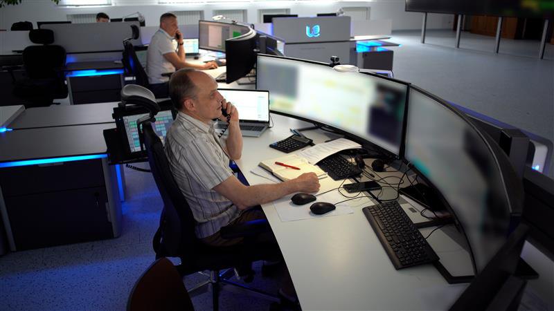 Віталій Токар на робочому місці 