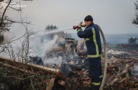 ОВА повідомила про ситуацію з масштабною пожежею на Харківщині 