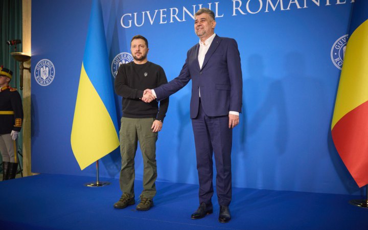 Зеленський і румунський прем'єр обговорили подвоєння обсягів транзиту української агропродукції 