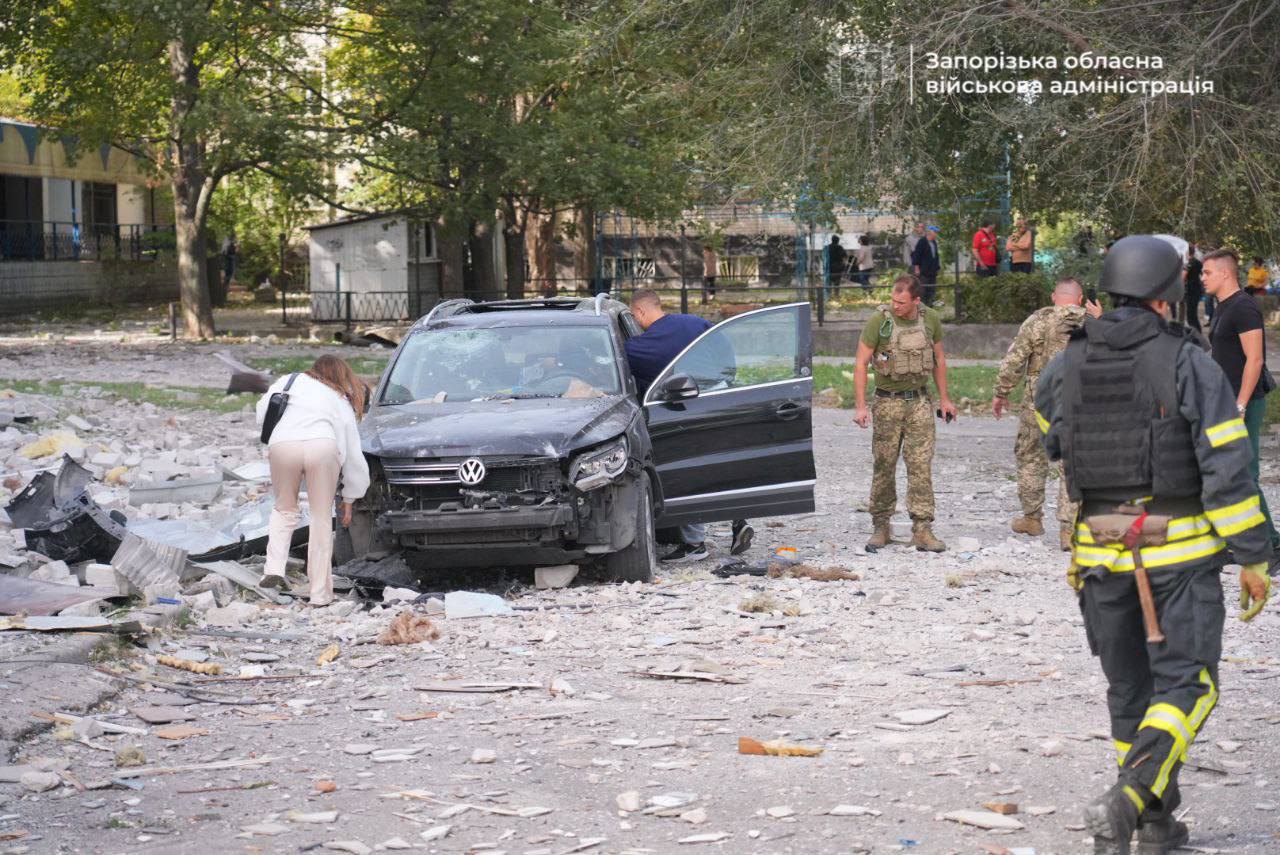 Наслідки атаки у Запоріжжі