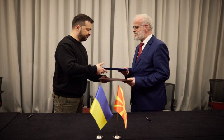 Зеленський та прем’єр Північної Македонії Талат Джафері підписали Спільну декларацію щодо євроатлантичної інтеграції України