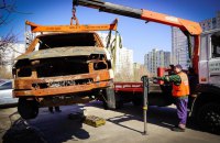 За минулий рік у Києві евакуювали 909 покинутих або згорілих машин