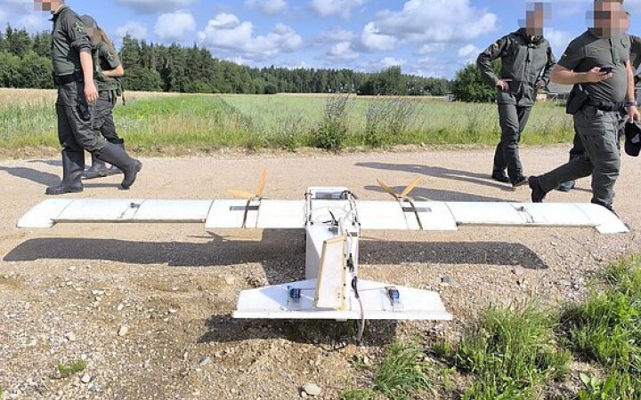 Литовські прикордонники збили невідомий безпілотник, який залетів із Білорусі 