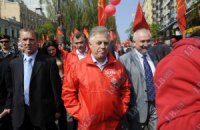 Коммунистам не позволили митинговать на Майдане 9 мая 