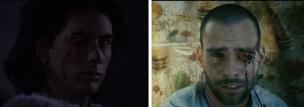Кадры из фильмов Southland Tales (2006, справа) и Donnie Darko (2001, слева)