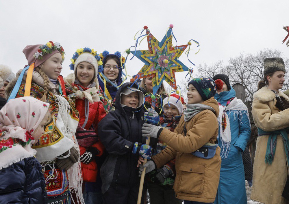 Різдвяний вертеп в Пирогово під Києвом, 25 грудня 2023 р