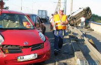 ДТП в Киеве: Московский мост был заблокирован из-за аварии