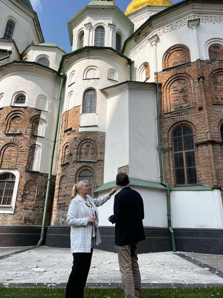 У Києві внаслідок атаки пошкоджено Софійський собор 