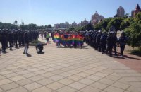 На Марше равенства в Киеве получил ранение милиционер 