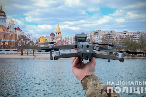 Київська поліція почала шукати порушників карантину за допомогою дронів