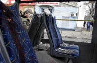 В Киеве обстреляли троллейбус