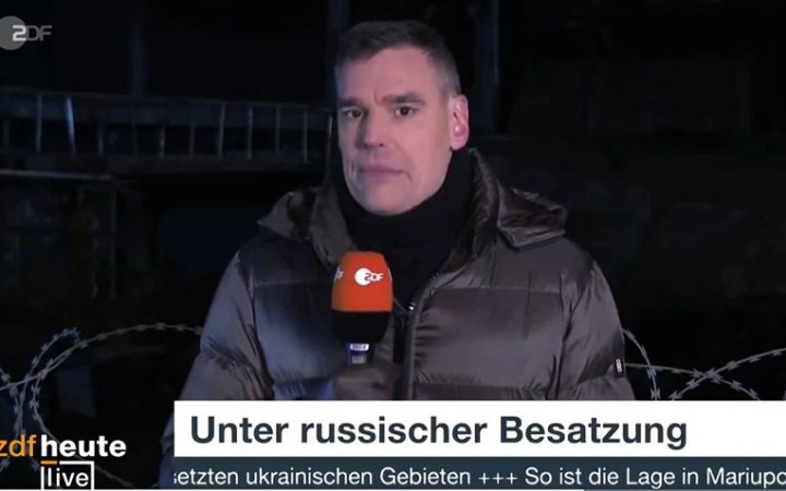 ​Німецький телеканал ZDF зняв пропагандистський репортаж із Маріуполя. У МЗС вимагають офіційних пояснень