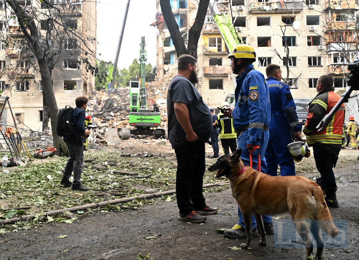 Рятувальник зі службовою собакою