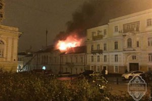 В Одессе произошел пожар в офисе волонтеров