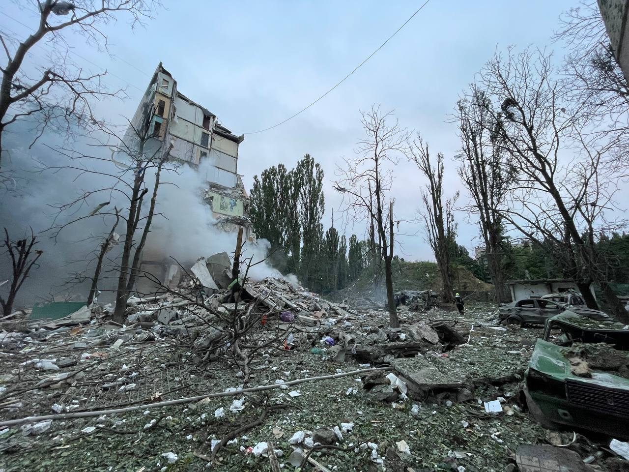 Наслідки російської атаки по Києву 31липня