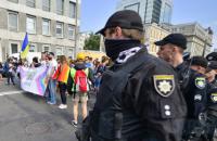 Поліція затримала шістьох осіб під час Маршу рівності, зокрема депутата Київради (оновлено)