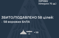 Внаслідок вечірньо-нічної атаки є влучання у 10 локаціях