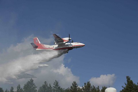 Україна направила до Швеції літак ДСНС для боротьби з лісовими пожежами