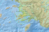 Біля берегів Туреччини і Греції стався потужний землетрус