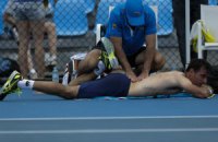 Еще один теннисист едва не умер на AusOpen-2014