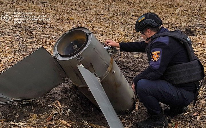 На Київщині фермер знайшов залишки російської ракети С-300 