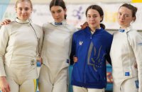 Українські шпажистки вибороли “золото” у командних змаганнях юніорок на чемпіонаті Європи 