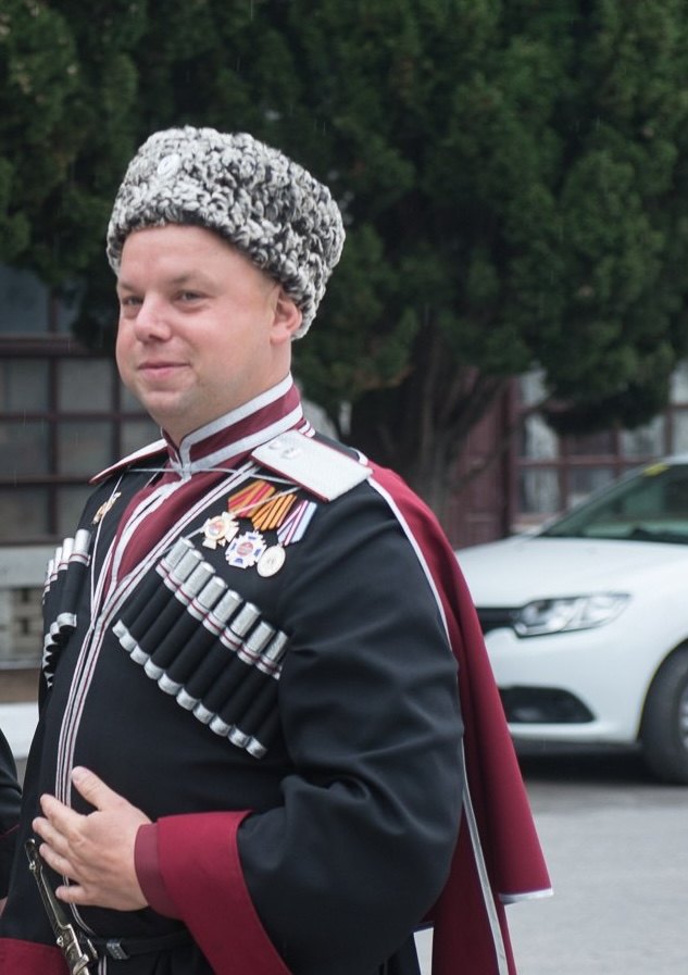 Олександр Кравченко, колишній отаман козачого товариства «Сімеїз» і наставник ВПК «Атаман» та «Південний рубіж 2305»