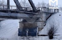 У Самарській області Росії ​невідомі підірвали залізничний міст через річку Чапаєвка 
