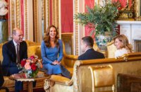 Зеленский с женой встретились с принцем Уильямом и Кейт Миддлтон
