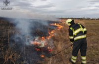 На Дніпропетровщині не вщухають пожежі в екосистемах, за добу рятувальники загасили 29 займань