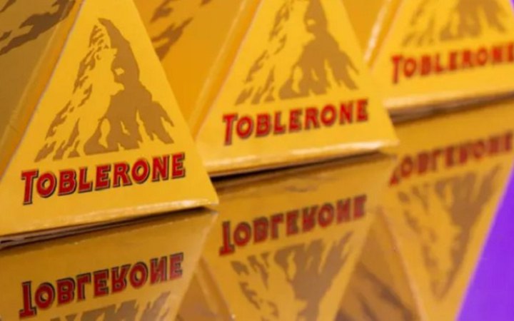 Із знаменитого шоколаду Toblerone приберуть пік Маттерхорн через закон про "швейцарскість"