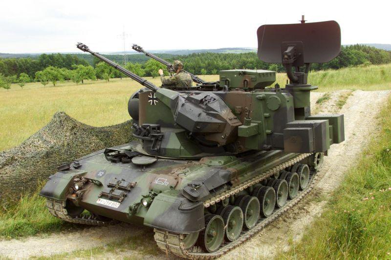 Зенітні самохідні установки Gepard Flakpanzer