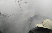 У Харкові виникла пожежа на території колишнього шкірзаводу (оновлено)