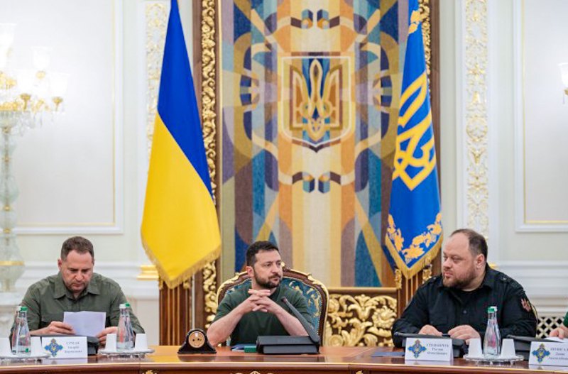 Засідання Ради національної безпеки і оборони України під головуванням Президента Володимира Зеленського 