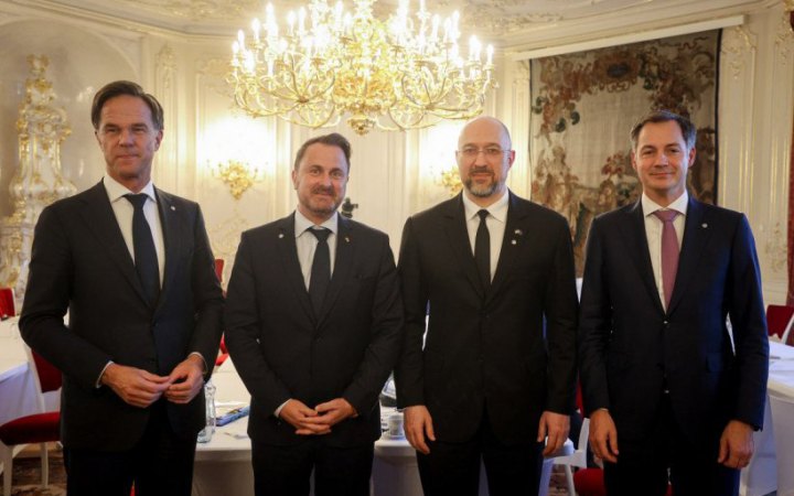 Шмигаль зустрівся у Празі з прем’єр-міністрами Бельгії, Нідерландів та Люксембургу