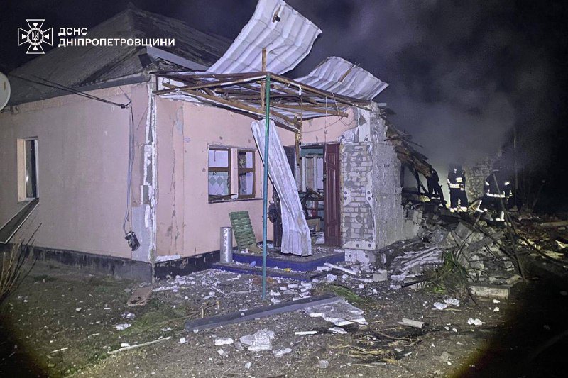 Наслідки обстрілу на Дніпропетровщині