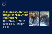 ОГП: у Дніпрі засудили двох російських агентів, які готували теракти
