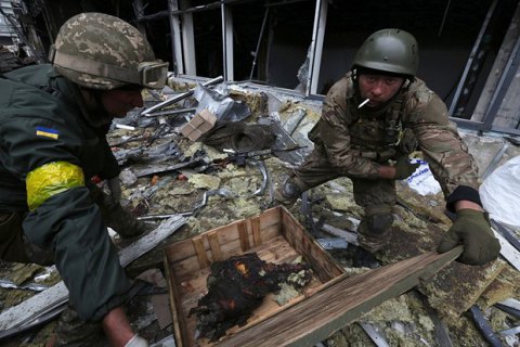 На Донбассе нашли останки украинского военного